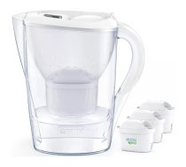 Ūdens filtra krūka BRITA Marella 3 ar MAXTRA PRO kārtridžiem, 3 l, balta