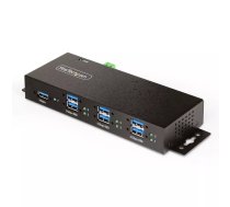 StarTech.com 5G7AINDRM-USB-A-HUB interfeisa centrmezgls USB 3.2 Gen 1 (3.1 Gen 1) Type-B 5000 Mbit/s Melns
