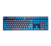 Ducky One 3 Daybreak RGB tastatūra spēļu USB vācu melna zila zaļa
