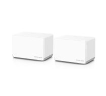 Mercusys HALO H70X (2-PACK) Divkāršā frekvenču josla (2.4 GHz / 5 GHz) Wi-Fi 6 (802.11ax) Balts 3 Iekšējs