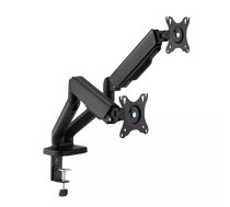 Galda monitors stiprinājums SBOX LCD-S024-2 17–32" ekrāniem, dubults 2x2 līdz 9 kg, VESA 100x100