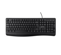 Vadu USB klaviatūra SBOX K-103 US Black — ASV izkārtojums, USB savienojums
