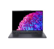 Acer Swift Go 16 SFG16-72-7392 Intel Core Ultra 7 155H Portatīvais dators 40,6 cm (16") 3.2K 32 GB LPDDR5-SDRAM 1 TB SSD Wi-Fi 6E (802.11ax) Windows 11 Home Pelēks