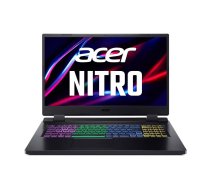 Acer NITRO 5/AN517-55-5519/i5-12450H/17.3/FHD/16GB/1TB SSD/RTX 2050/W11H/ melns/2R