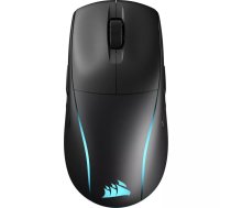 Peles paliktnis CORSAIR M75 — melns, viendabīga virsma, svars 0.089 kg