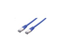 Tīkla kabelis C-TECH CB-PP5F-05B RJ45 Cat5e 0.5m Zils