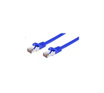 Tīkla kabelis C-TECH CB-PP6F-1B RJ45 Cat6 1m Zils