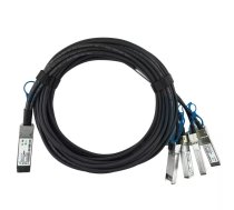BlueOptics Q28-4S28-DAC-2M-PS-BL InfiniBand un optiskās šķiedras kabelis QSFP28 4 x SFP28 Melns