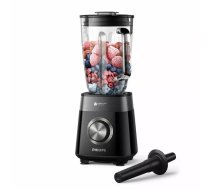 Galda blenderis Philips 5000 sērija HR3030/00 — 2 l stikla trauks, 1200 W, sasaldēta ledus smalcināšana, melns