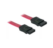 DeLOCK SATA Cable - 0.5m SATA kabelis 0,5 m Sarkans