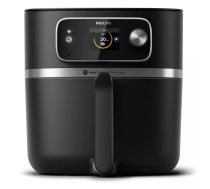 Gaisa cepšanas katls Philips 7000 sērija HD9880/90 — 8.3 L, 2200 W, Rapid Air, 22 programmas, melna nerūsējošā tērauda