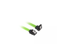 Sharkoon SATA 3 SATA kabelis 0,6 m SATA 7-pin Melns, Zaļš