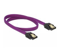 DeLOCK 83691 SATA kabelis 0,5 m SATA 7-pin Lillā