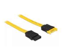 DeLOCK 0.7m 2xSATAIII SATA kabelis 0,7 m SATA 7-pin Melns, Dzeltens