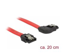 DeLOCK 83967 SATA kabelis 0,2 m SATA 7-pin Melns, Sarkans