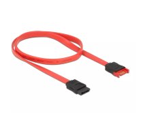 DeLOCK 83954 SATA kabelis 0,6 m SATA 7-pin Melns, Sarkans