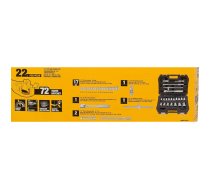 DEWALT RĪĶU KOMPLEKTS 22 gab. 1/2"