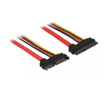 DeLOCK 83804 SATA kabelis 1 m SATA 22-pin Melns, Sarkans, Dzeltens