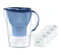 Ūdens filtra krūze BRITA Marella XL ar MAXTRA kasetēm, tvertne 3,5 l, filtrēts 2 l, zils