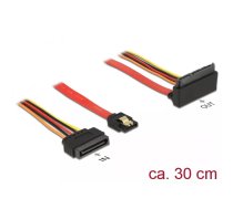 DeLOCK 85515 SATA kabelis SATA 15-pin 1 x SATA 22 pin, 1 x SATA 7 pin Daudzkrāsains