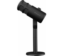 Vadāmā PC mikrofons GENESIS Radium 350D — USB Type-A/Type-C, jutība -48 dB, 16–14000 Hz, kabelis 2,5 m, melns