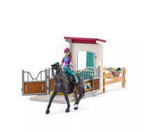 Spēļu komplekts Schleich HORSE CLUB — zirgu kaste ar figūru Lisu un zirgu Storm, lauku rotaļlieta 5–12 gadi