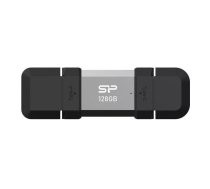 Silicon Power SP128GBUC3C51V1S USB zibatmiņa 128 GB USB Type-A / USB Type-C 3.2 Gen 1 (3.1 Gen 1) Melns, Sudrabs