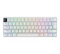 Klaviatūra Logitech G PRO X 60 Gaming USB RF Wireless Bluetooth QWERTY US International White