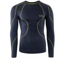 Hi-Tec Vīriešu T-krekls Ikar Top black/lime punch, izmērs XXL