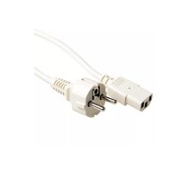 ACT AK5009 elektrības kabelis Balts 2,5 m CEE7/7 C13 uzmava