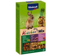 Nelielu dzīvnieku našķis Vitakraft 25227 — trusis: vīnogas, augļi, dārzeņi un valrieksts, 160 g