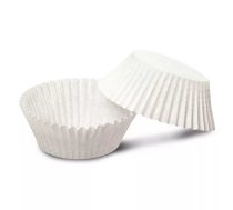 Kēksiņu papīra formiņas 100 gab. baltas Easy Bake Bio &Oslash;7x3cm