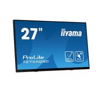 iiyama ProLite T2755QSC-B1 monitori 68,6 cm (27") 2560 x 1440 pikseļi Full HD LCD Skārienjūtīgais ekrāns Melns