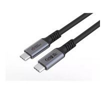 Microconnect USB4CC15-240W USB kabelis 1,5 m USB4 Gen 3x2 USB C Melns