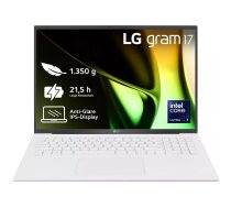 LG Gram 17Z90S-G.AA77G laptops/portatīvais dators Intel Core Ultra 7 155H 43,2 cm (17") WQXGA 16 GB LPDDR5x-SDRAM 1 TB SSD Wi-Fi 6E (802.11ax) Windows 11 Home Balts