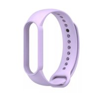 Silikona siksniņa Riff priekš Xiaomi Mi Band 3/4/5/6/7, gaiši violeta, regulējama nomaiņas siksna