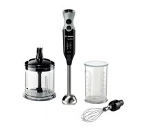 Iemērcamais blenderis Bosch MSM67160 — 750 W, 12 ātrumi, Turbo, 1.4 m vads, universāls smalcinātājs komplektā