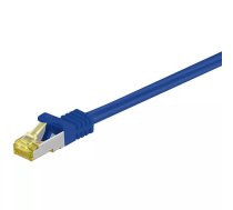 Goobay RJ-45 CAT7 1m tīkla kabelis Zils S/FTP (S-STP)