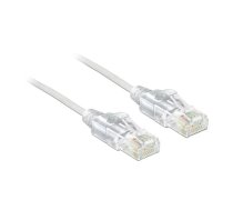 DeLOCK 0.5m Cat.6, UTP tīkla kabelis Balts 0,5 m Cat6 U/UTP (UTP)