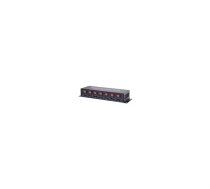 USB sadalītājs Renkforce 1089874 — 7 porti USB 3.0, metāla korpuss, piestiprināms pie sienas