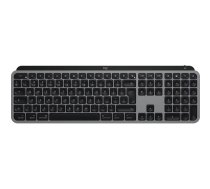 Logitech MX Keys S for Mac tastatūra Birojs RF bezvadu sakari + Bluetooth QWERTY US International Alumīnijs, Melns