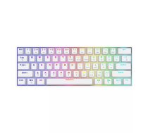 Spēļu tastatūra Savio WHITEOUT X2 BLUE Mehāniskā USB QWERTY 61 Taustiņš RGB