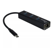 Inter-Tech ARGUS IT-410 USB 3.2 Gen 1 (3.1 Gen 1) Type-C Melns