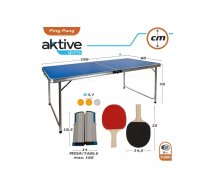 Galda tenisa galds (BOJĀTS) (160x80 cm) ar raketēm, bumbiņām un sietu CB52873-1
