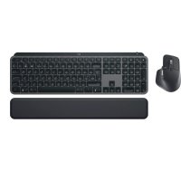 Logitech MX Keys S Combo tastatūra Pele iekļauta Birojs RF bezvadu sakari + Bluetooth QWERTY Britu angļu valoda Grafīts