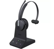 Yealink WH64 Mono Teams Austiņas Bezvadu Birojs / zvanu centrs Micro-USB Bluetooth Melns