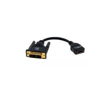 Kramer Electronics DVI-D (M) - HDMI (F) 0,3 m HDMI Type A (Standard) Melns