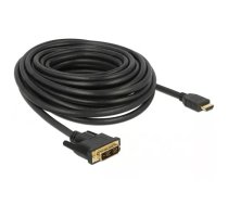 DeLOCK 85587 video kabeļu aksesuārs 10 m HDMI Type A (Standard) DVI-D Melns