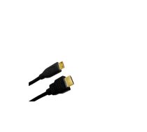 Jou Jye Computer HDMI / mini HDMI, plug 19p / mini plug 19p - 5.0M HDMI kabelis 3 m HDMI Type C (Mini) HDMI Type A (Standard) Melns