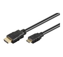 Goobay 31933 HDMI kabelis 3 m HDMI Type A (Standard) HDMI Type C (Mini) Melns